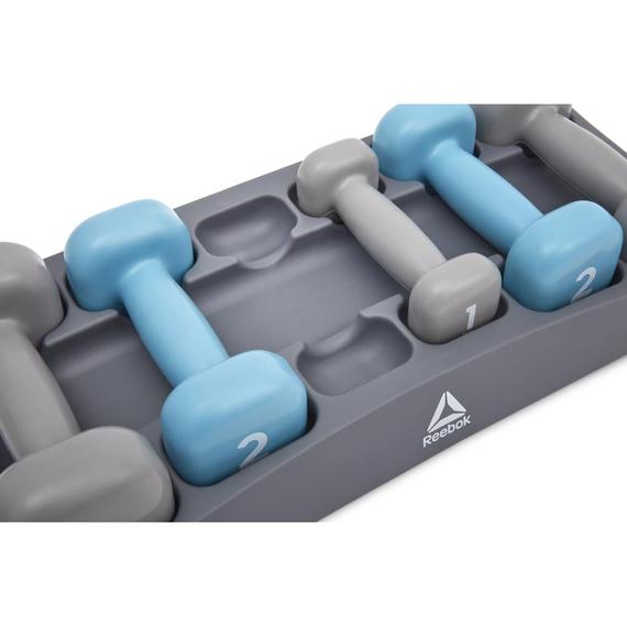 Reebok Dumbbell Set - 1,2&3 kgs with Weight Rack - Retail Therapy Online