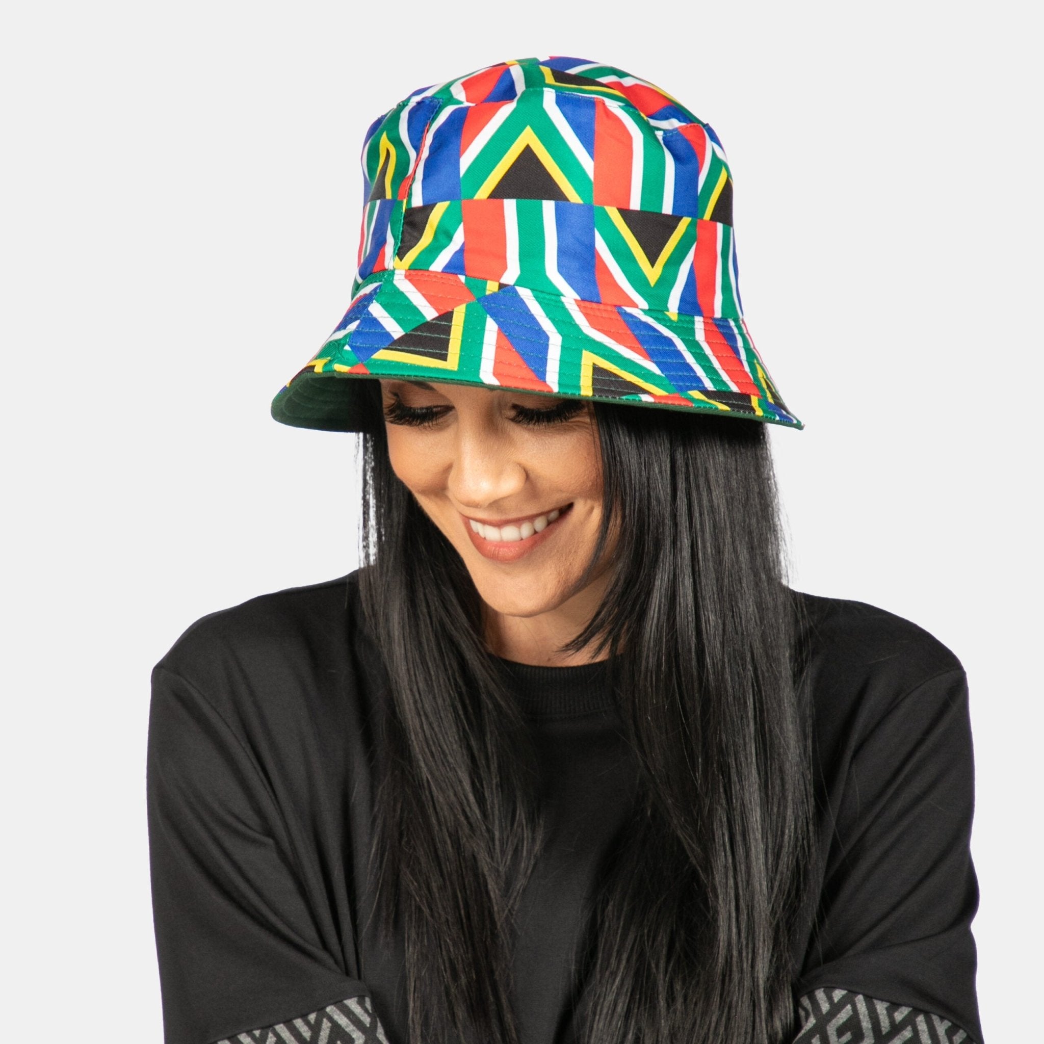 Reversible SA Flag Bucket Hat - Retail Therapy Online