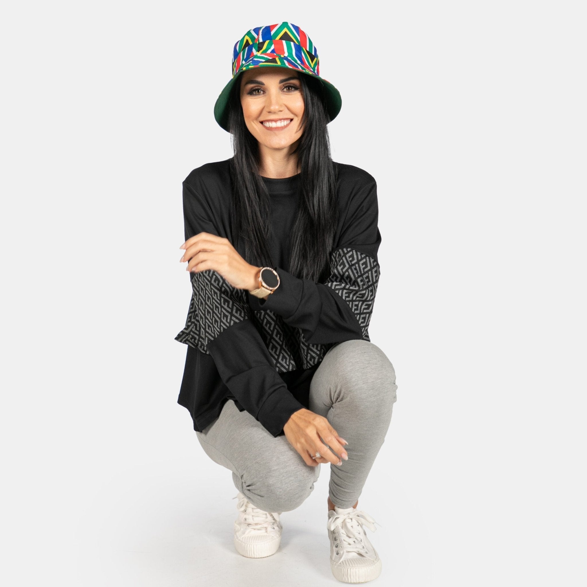 Reversible SA Flag Bucket Hat - Retail Therapy Online