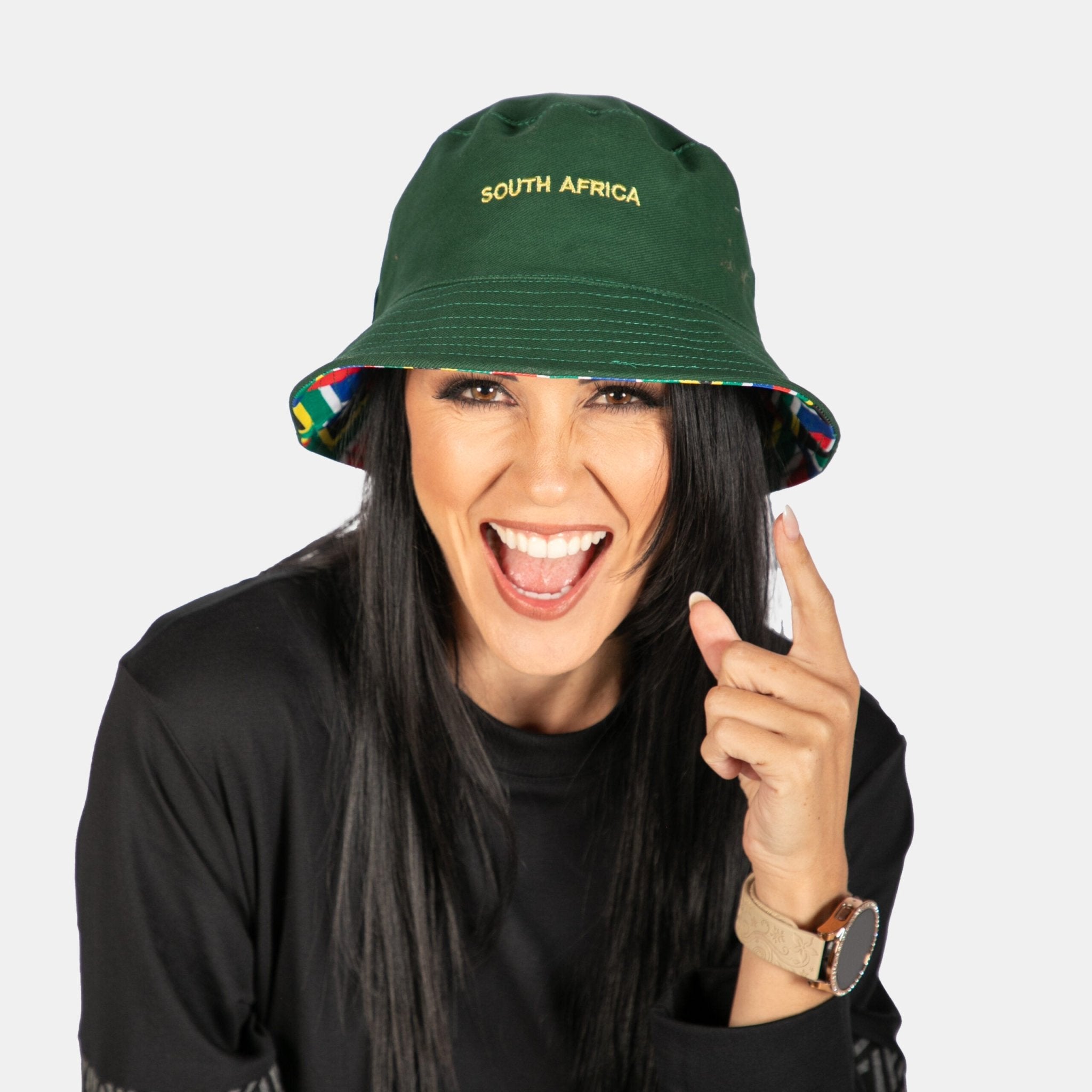 Reversible SA Flag Bucket Hat - Retail Therapy Online