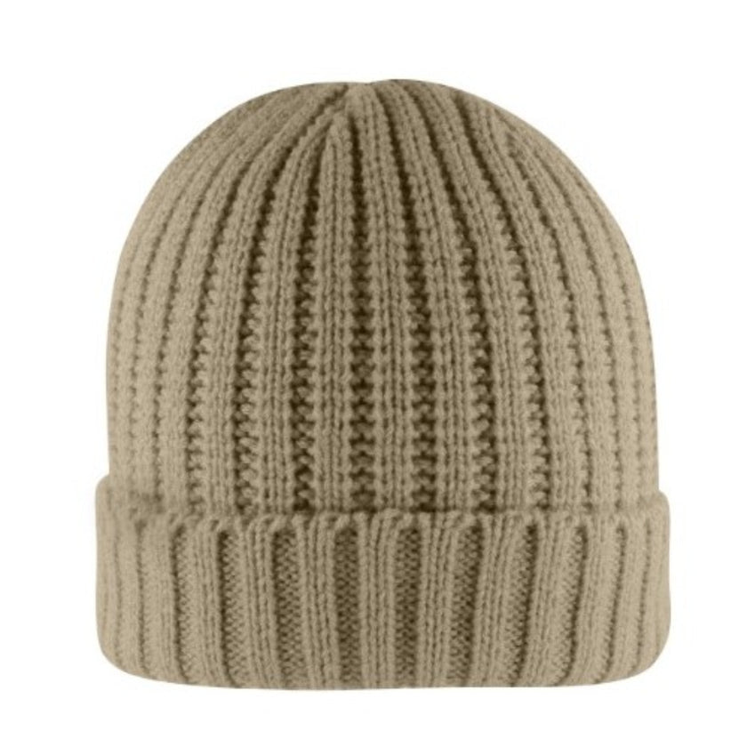 Rib Knit Beanie - Cuffed - Retail Therapy Online