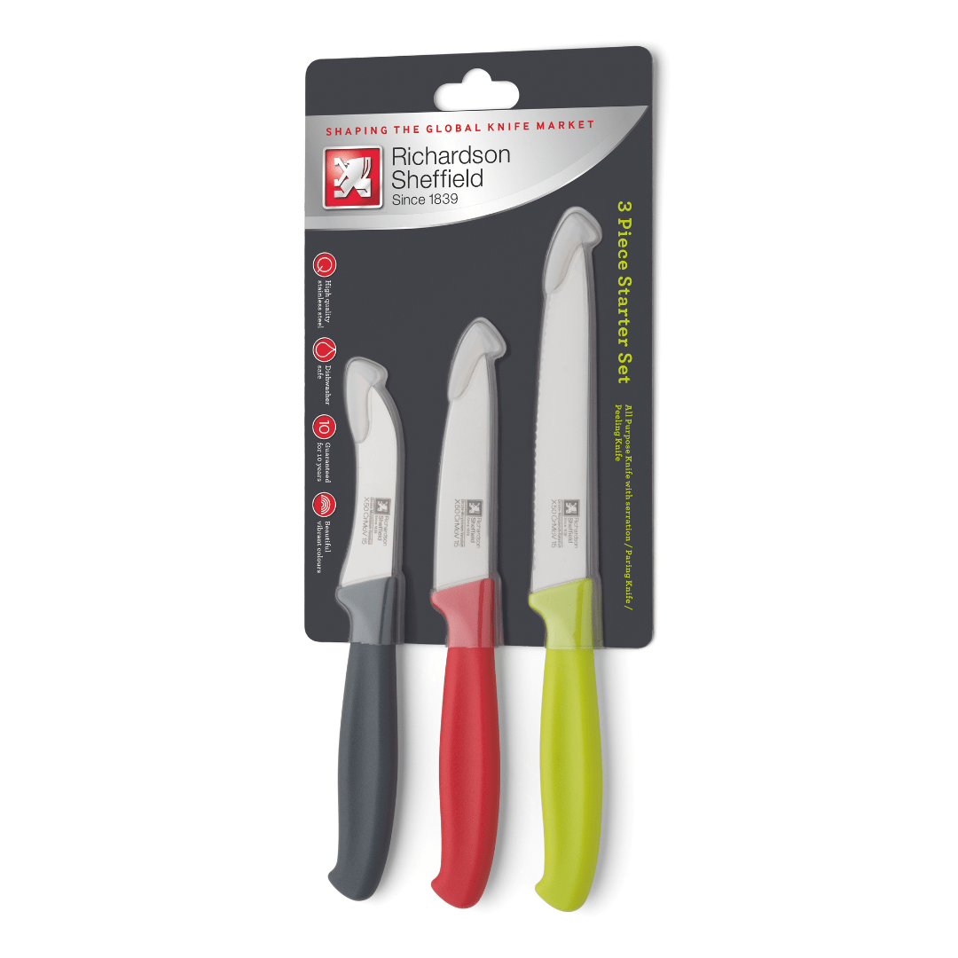 Richardson Sheffield R400 Series RS 3pc Starter Knife Set - Retail Therapy Online