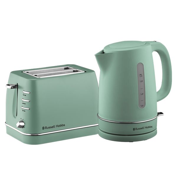 Russell Hobbs Kettle & Toaster Set - Teal - Retail Therapy Online