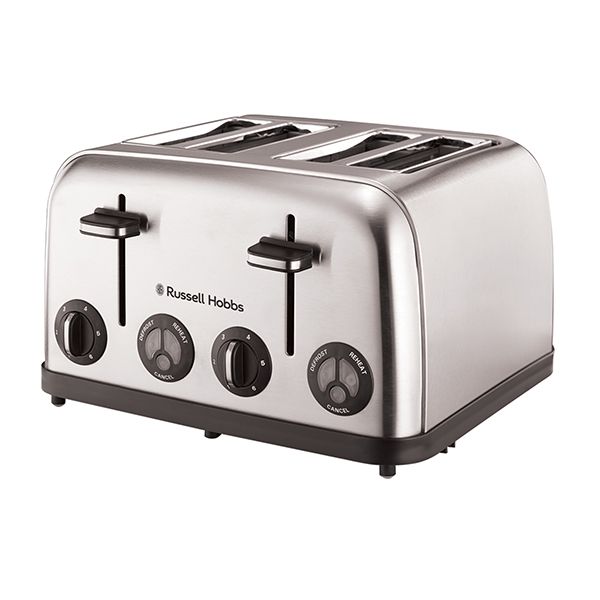 Russell Hobbs S/S 4 Slice Toaster - Retail Therapy Online