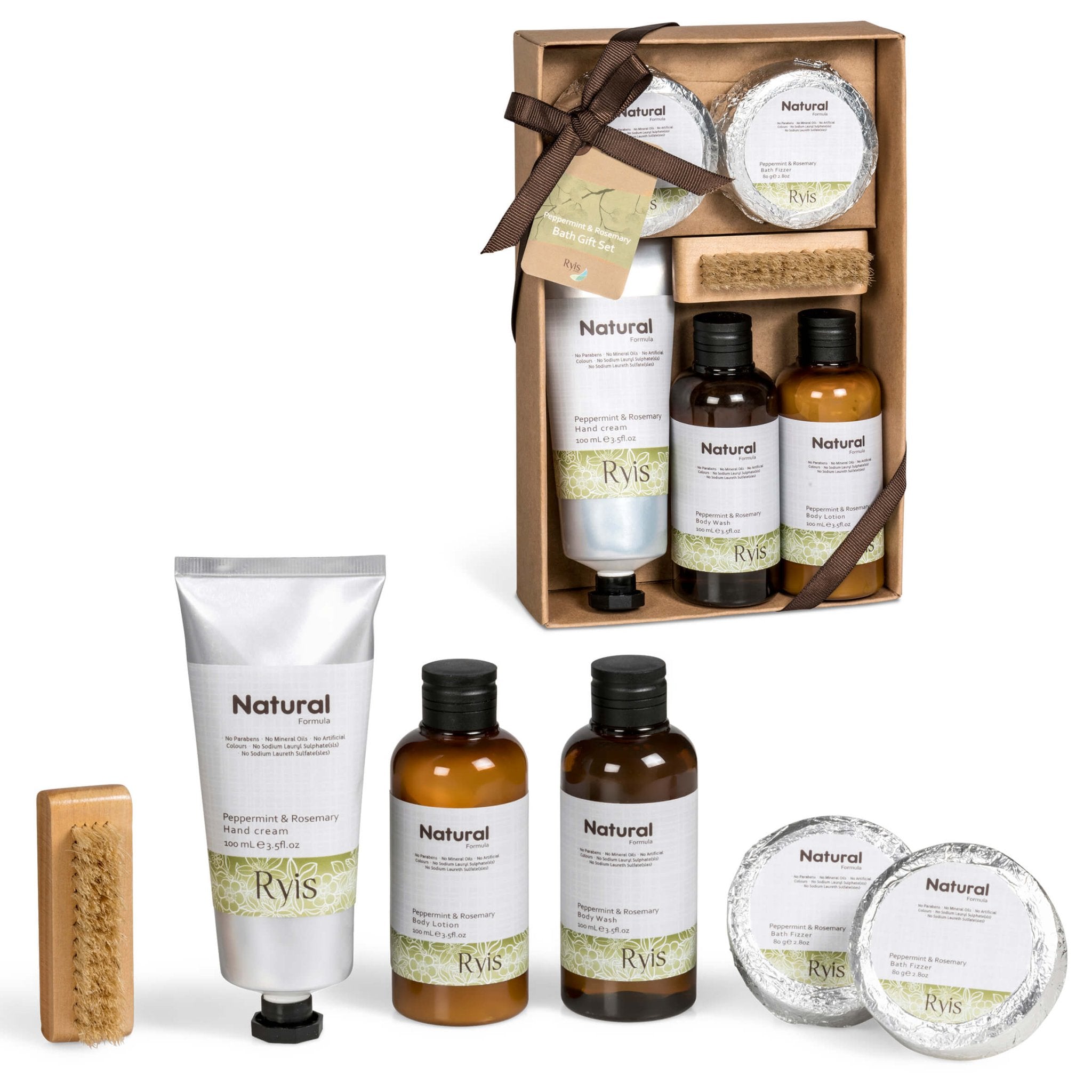 Ryis Peppermint & Rosemary Bath Gift Set - Retail Therapy Online