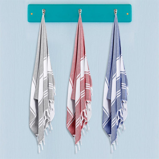 Santa Cruz Cotton - Rich Beach Towel & Drawstring Bag - Retail Therapy Online