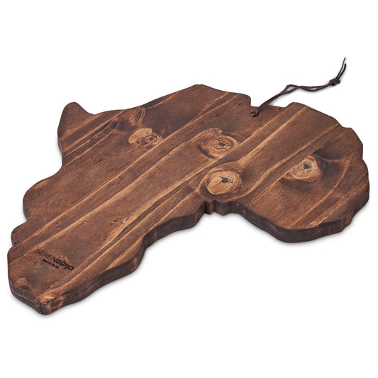 Serendipio African Shaped Wooden Serving Board - Retail Therapy Online