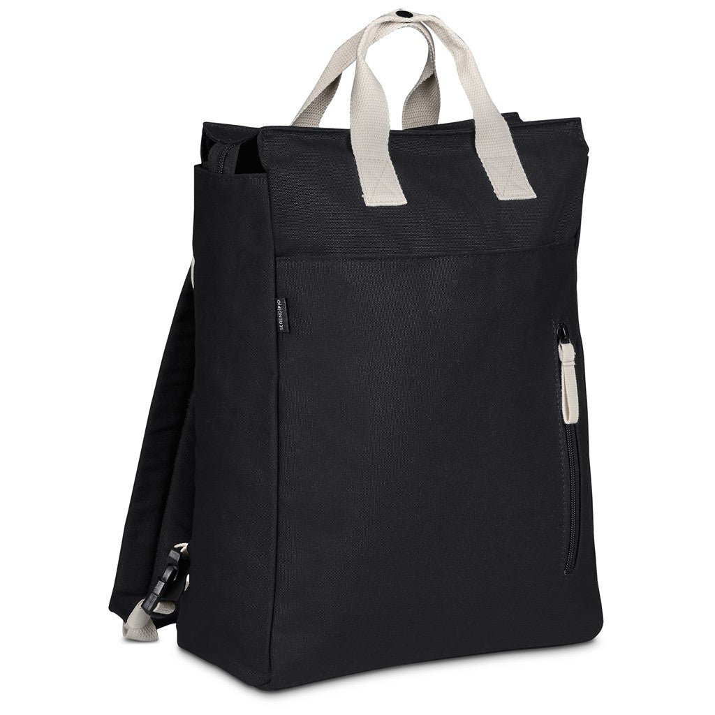 Serendipio Cityline Cotton Canvas Laptop Backpack - Retail Therapy Online