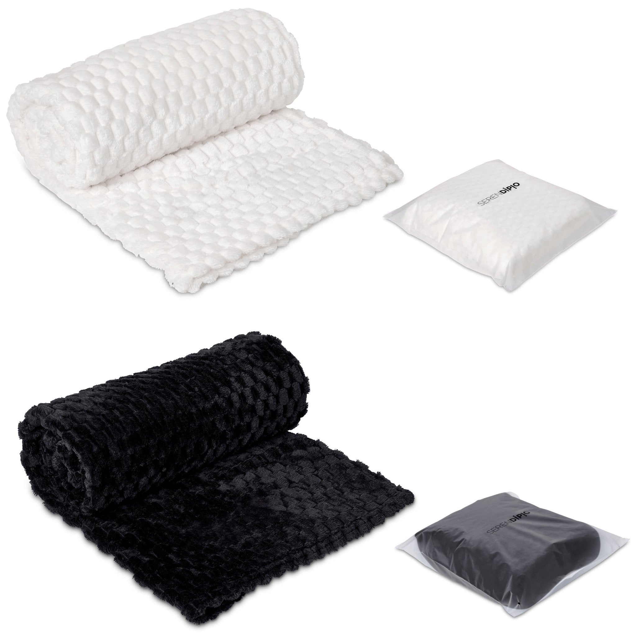 Serendipio Cozy Cloud Fleece Blanket - Retail Therapy Online