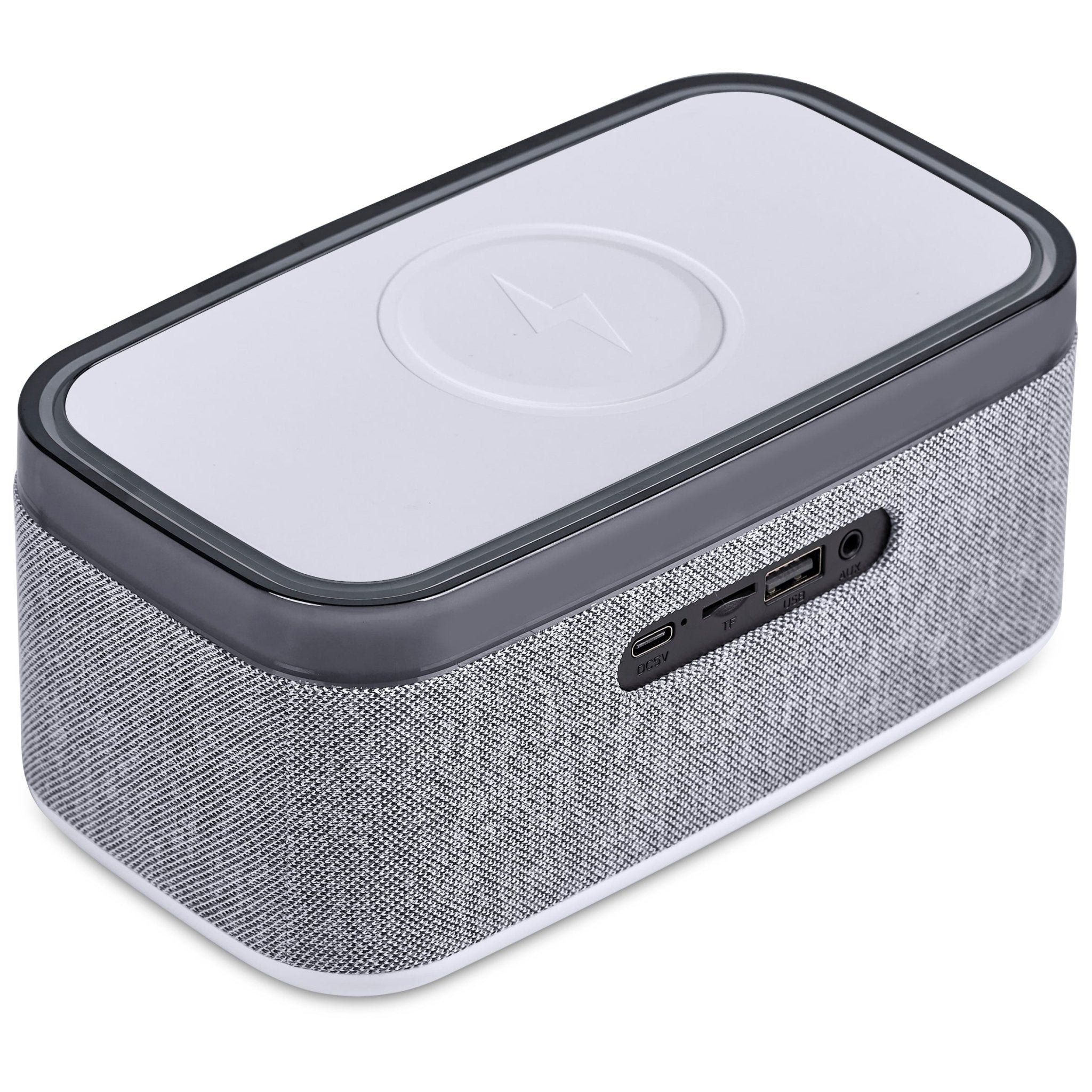 Serendipio Cumberland 10W BT Speaker Wireless Charger & Clock - Retail Therapy Online