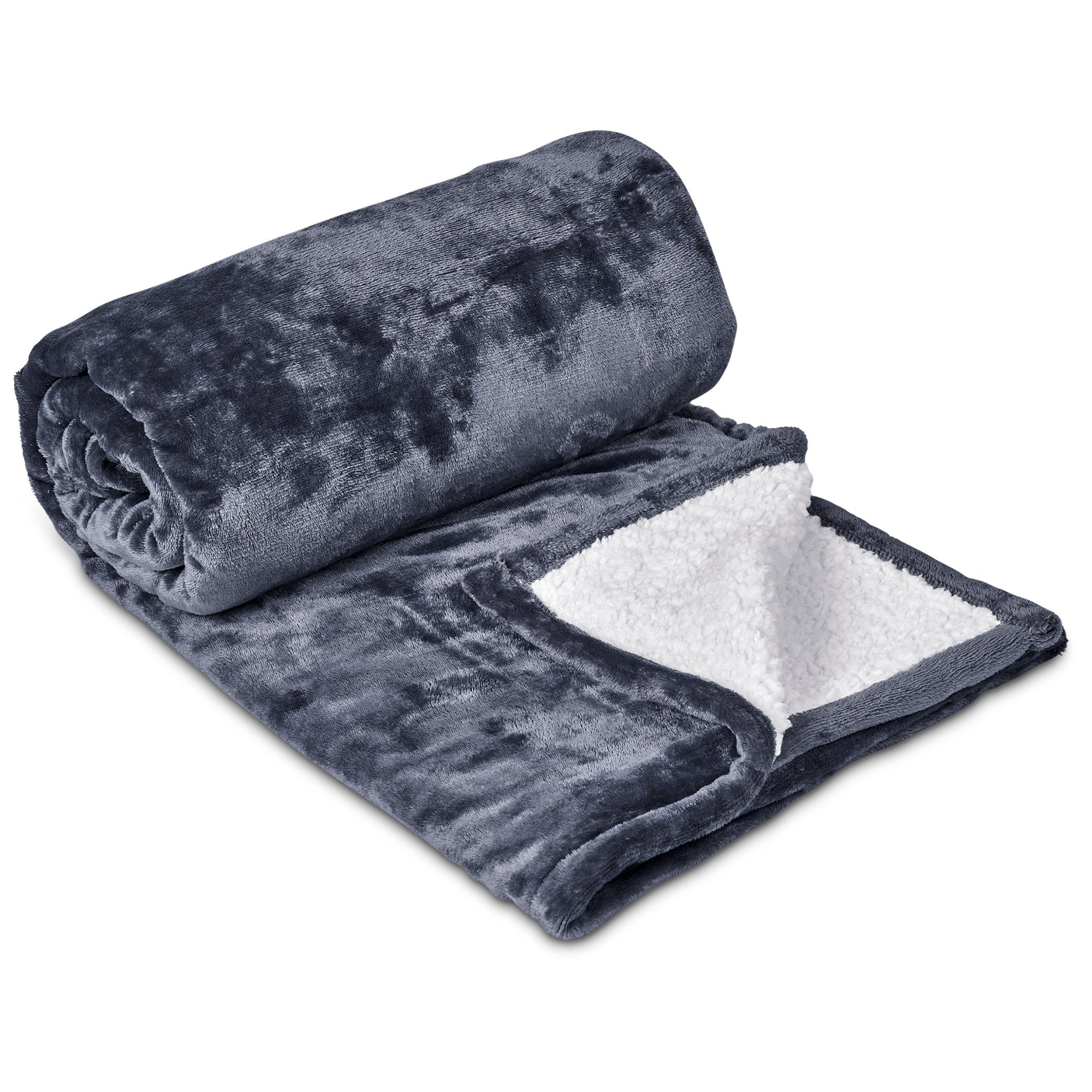 Serendipio Glacial Sherpa Fleece Blanket - Retail Therapy Online