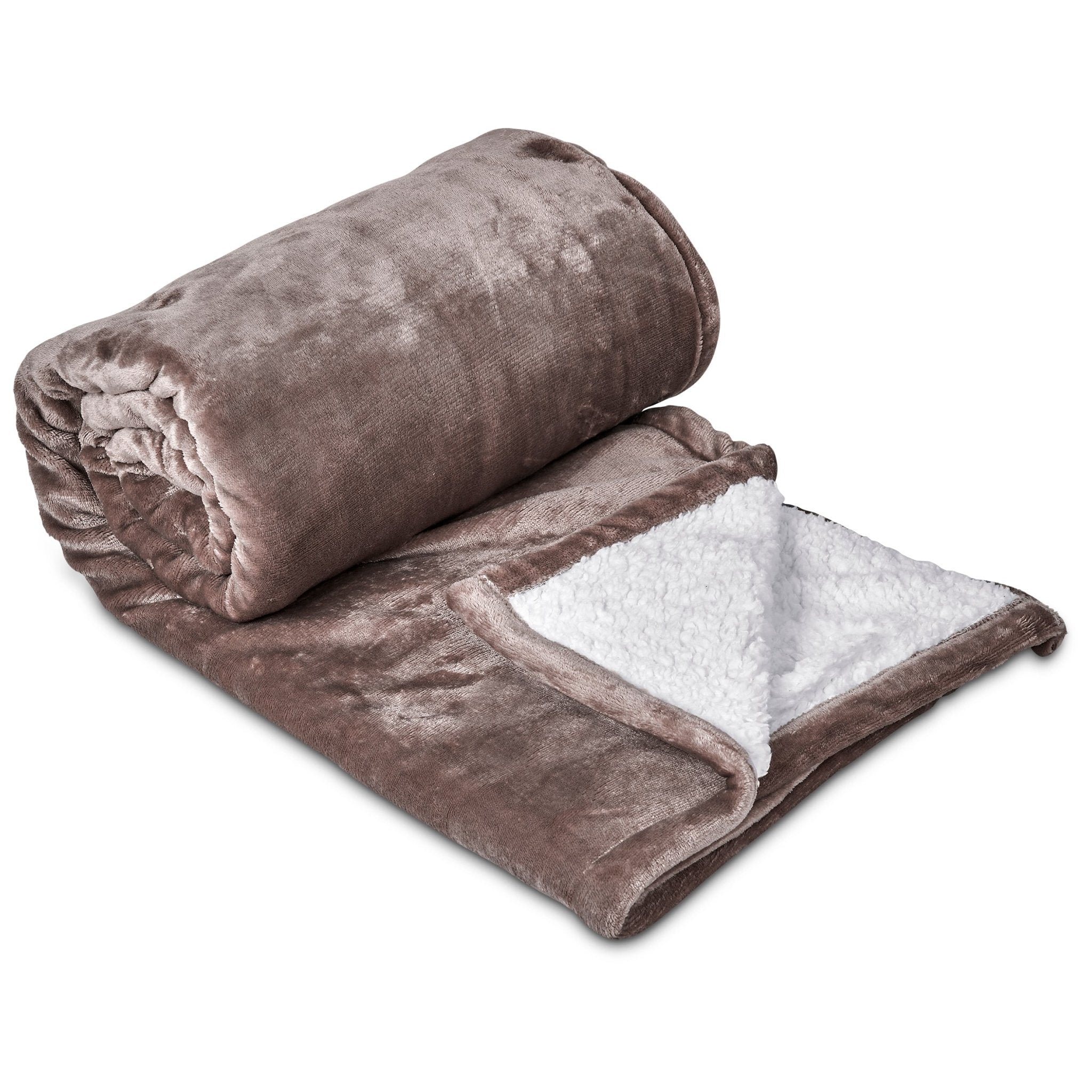 Serendipio Glacial Sherpa Fleece Blanket - Retail Therapy Online