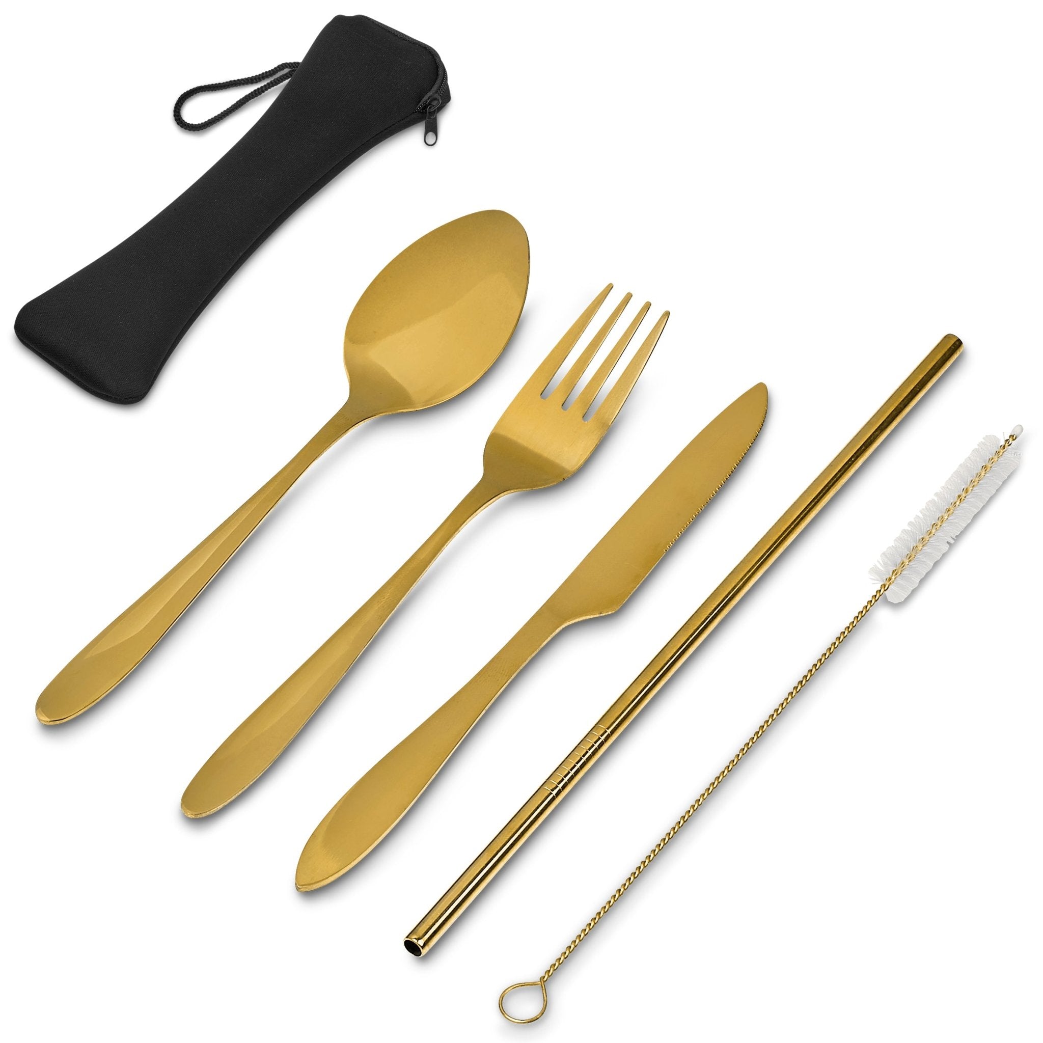 Serendipio Golden Cutlery Set - Retail Therapy Online