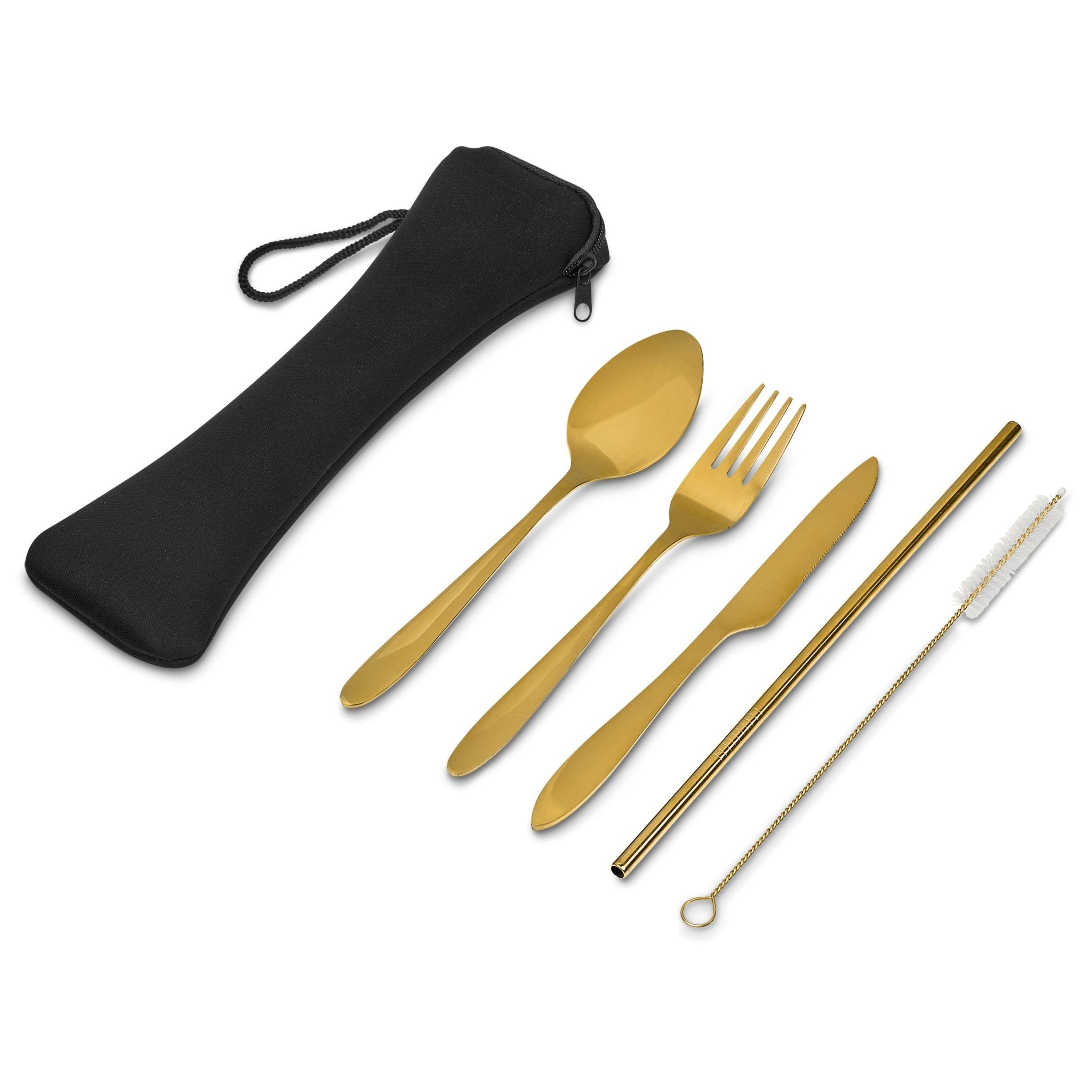 Serendipio Golden Cutlery Set - Retail Therapy Online