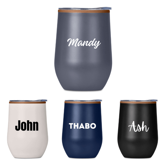 Serendipio Ovolo Stainless Steel & Plastic Double - Wall Tumbler – 350ml - Retail Therapy Online