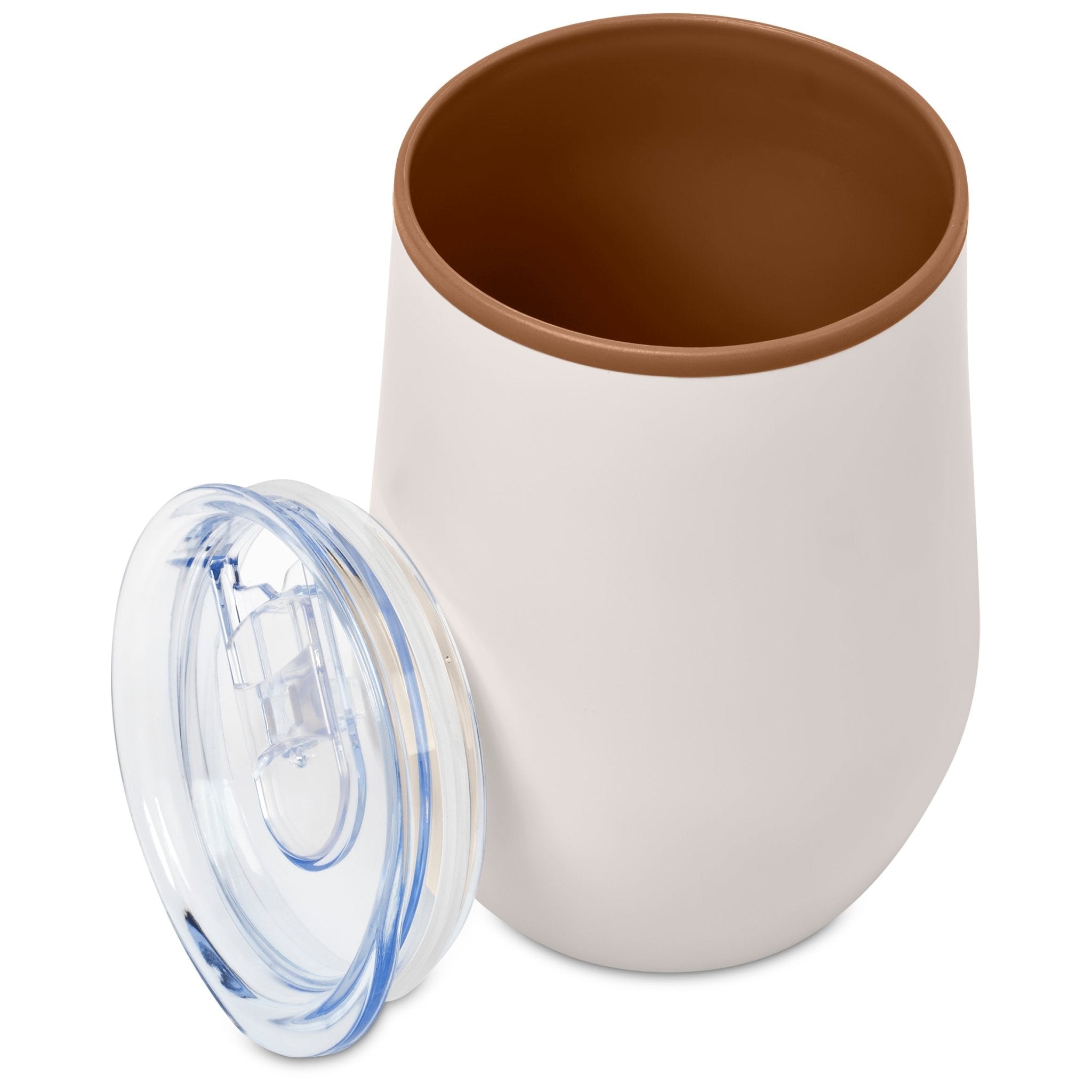 Serendipio Ovolo Stainless Steel & Plastic Double - Wall Tumbler – 350ml - Retail Therapy Online