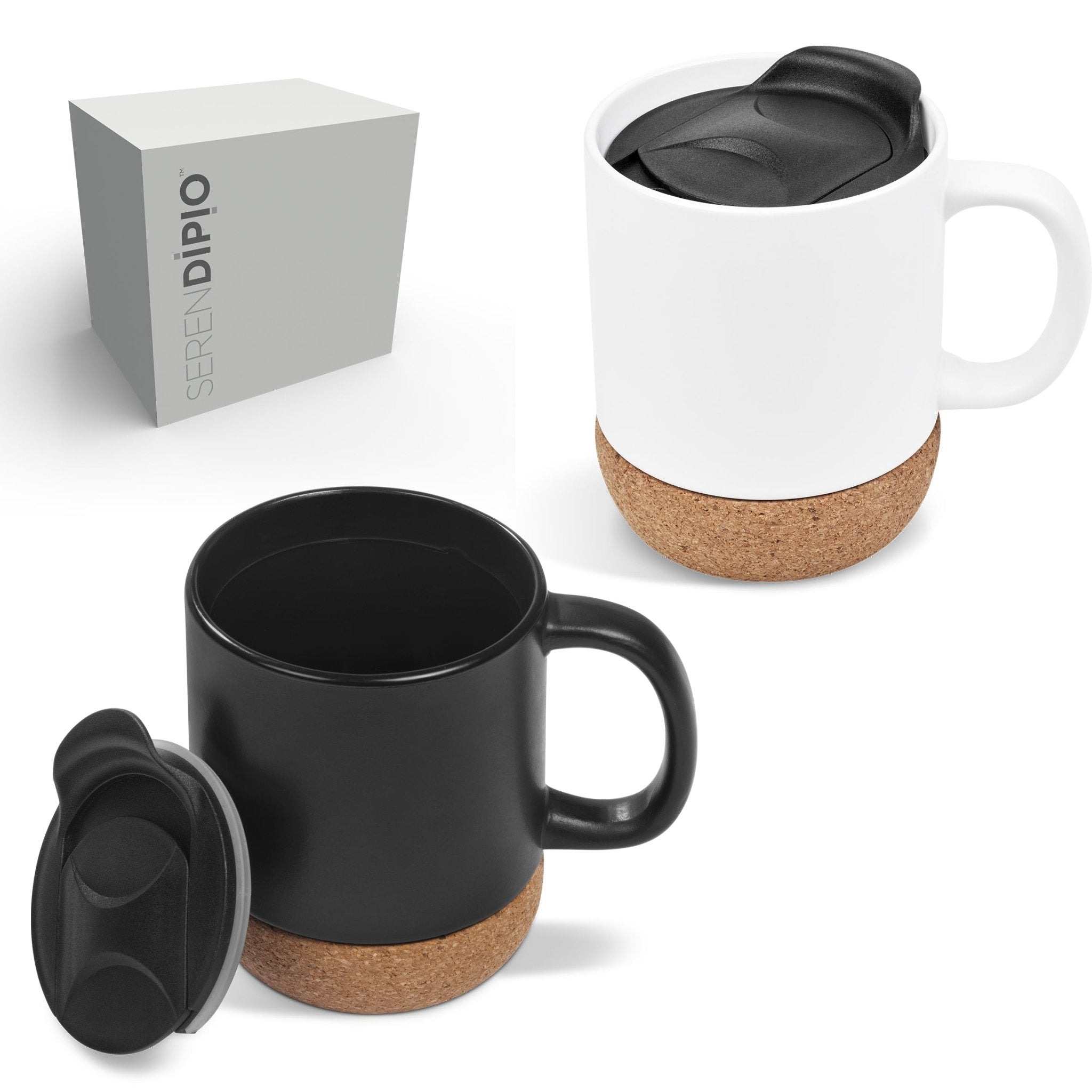 Serendipio Sienna Cork Mug - 340ml - Retail Therapy Online