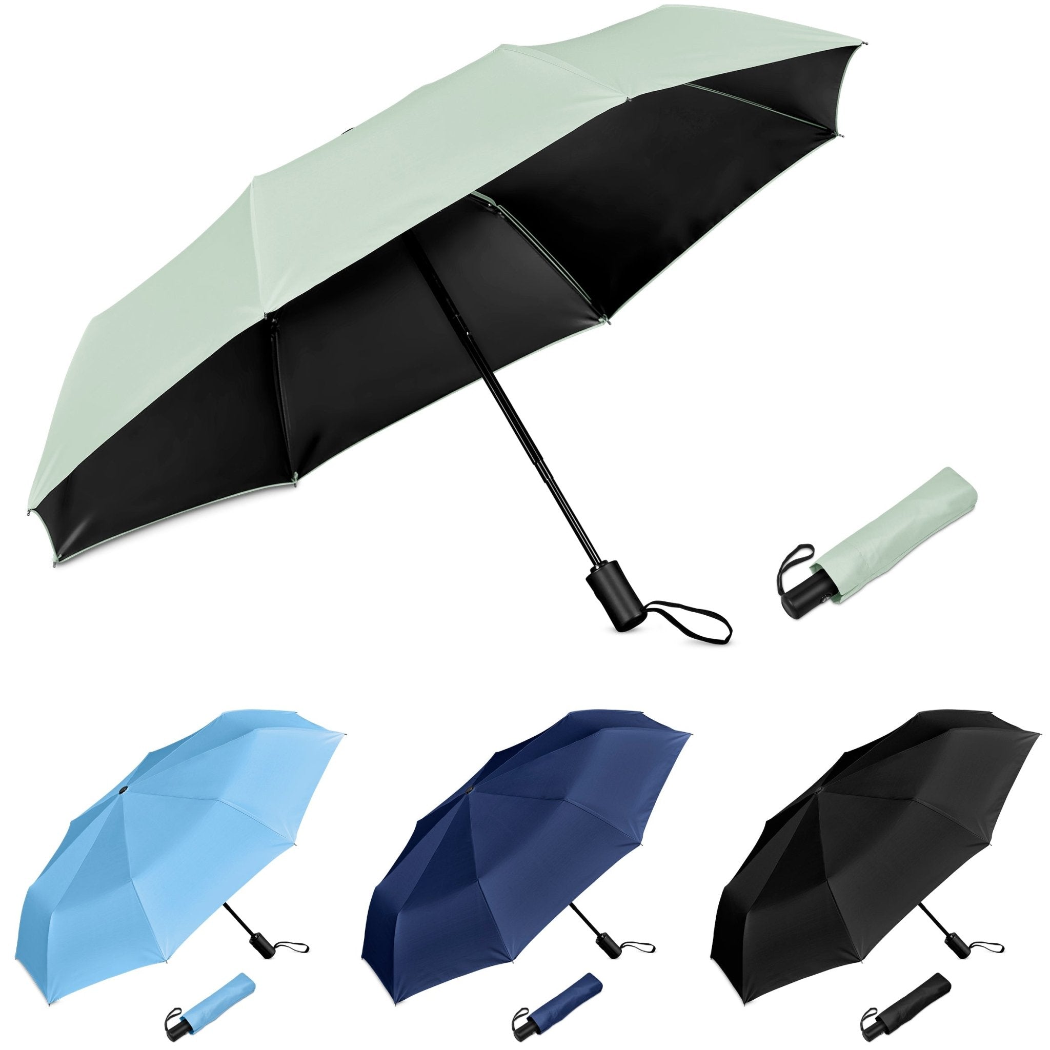 Serendipio Sleet Auto - Open Compact Umbrella - Retail Therapy Online