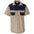 Short Sleeve Serengeti 2 Tone Bush Shirt - Mens - Retail Therapy Online