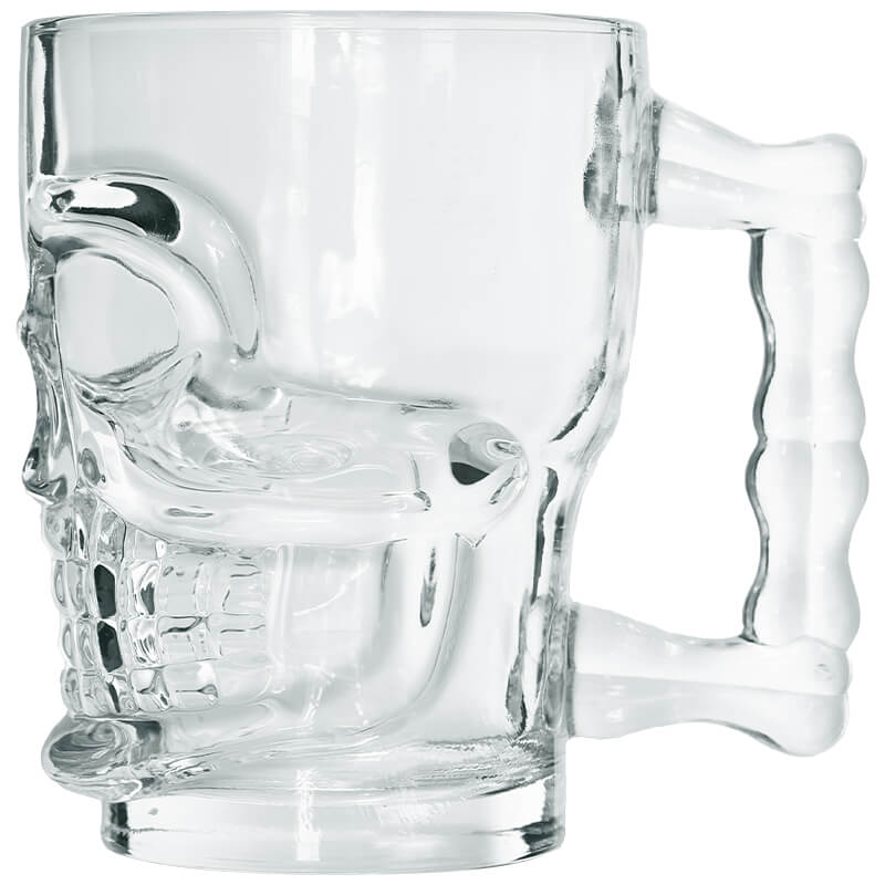 Skull Beer Mug 450ml - Set of 6 - Retail Therapy Online