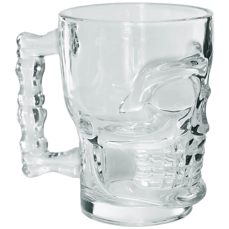 Skull Beer Mug 450ml - Set of 6 - Retail Therapy Online