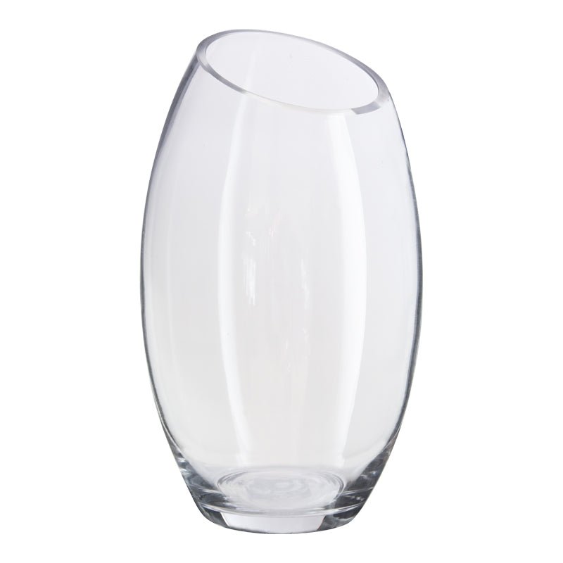 Slanted Top Vase - 25cm - Retail Therapy Online