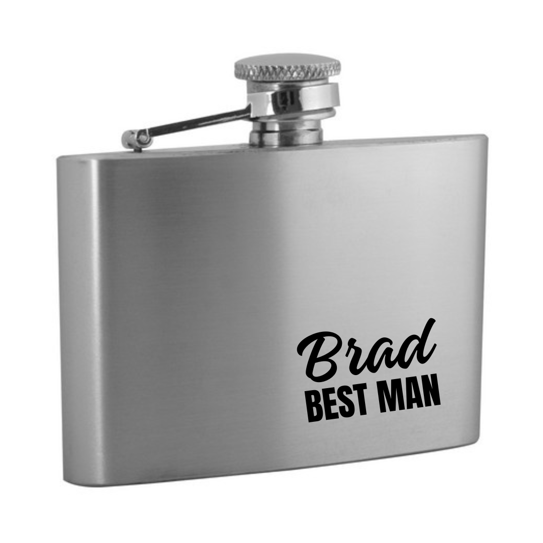 Small Hip Flask Stainless Steel - 120ml - Retail Therapy Online