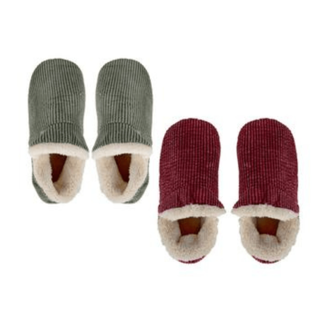 Snuggly Bits Ladies Slipper Bootie - Furry Lining - Retail Therapy Online