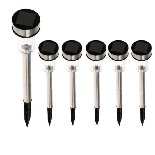 Solar Garden Light 35cm - Set of 6 - Retail Therapy Online