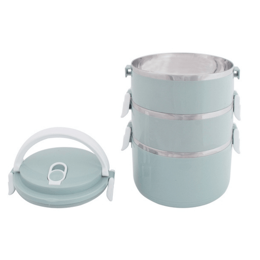 Stackable 3 - Layer Lunch Container Set - Retail Therapy Online