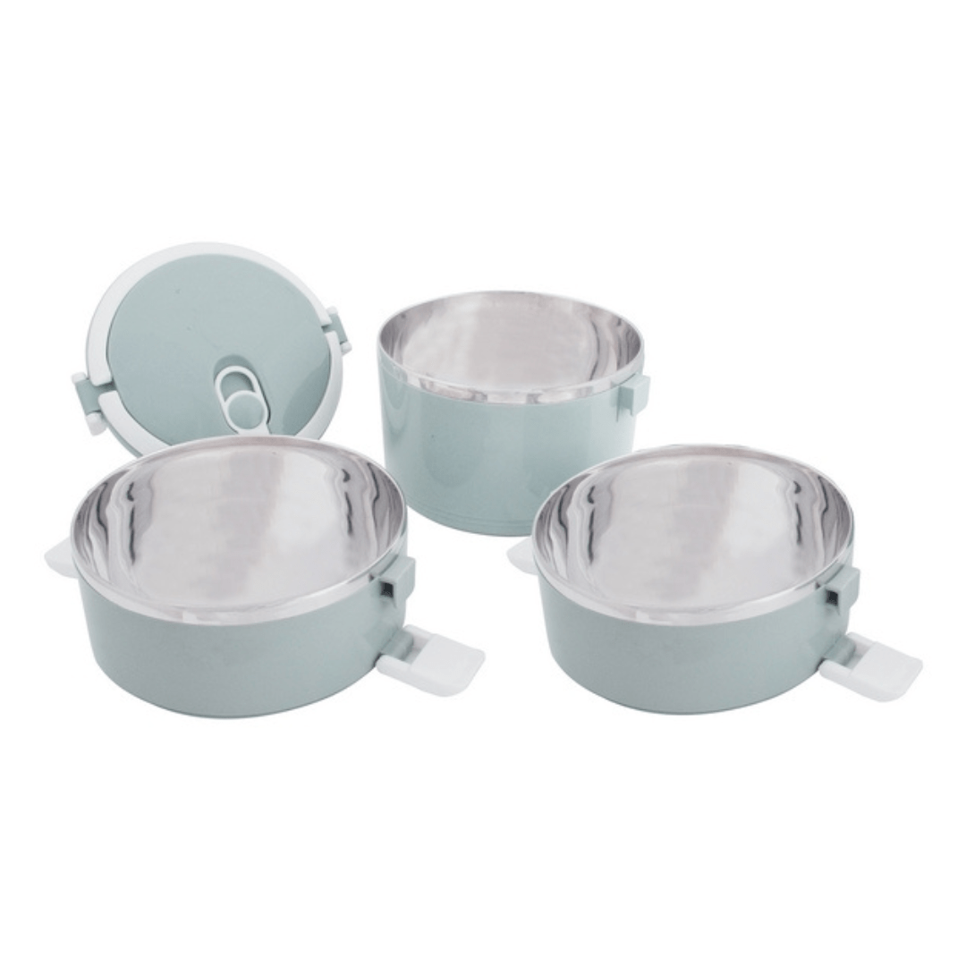 Stackable 3 - Layer Lunch Container Set - Retail Therapy Online