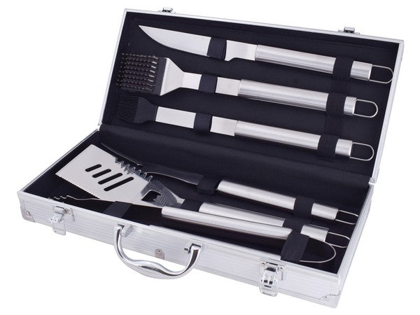 Stainless Steel 6pc Braai Set - Retail Therapy Online