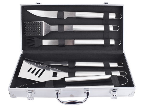 Stainless Steel 6pc Braai Set - Retail Therapy Online