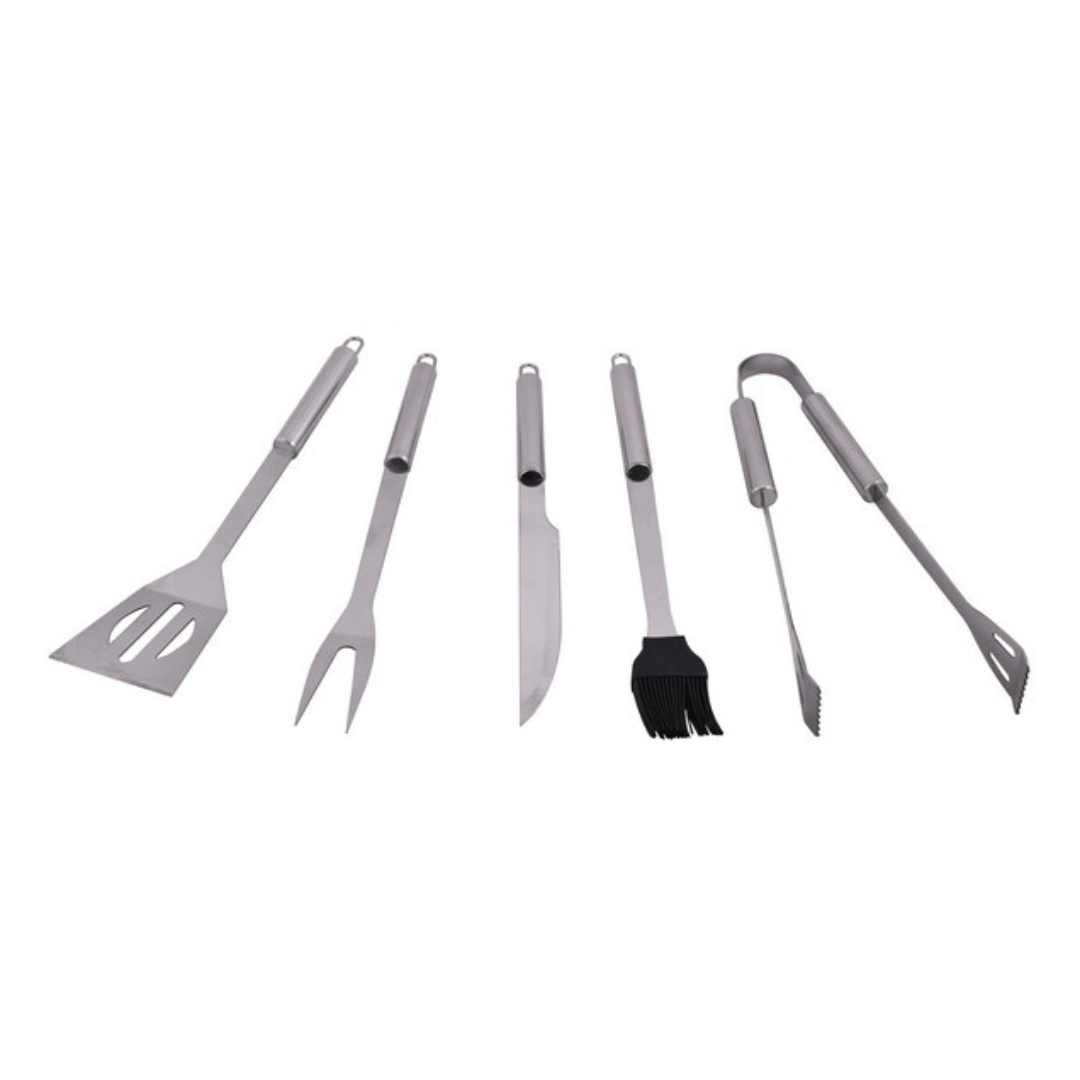 Stainless Steel Braai Set 5pc - Retail Therapy Online