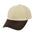 Two-Tone Waxed Oilskin 6 Panel Cap