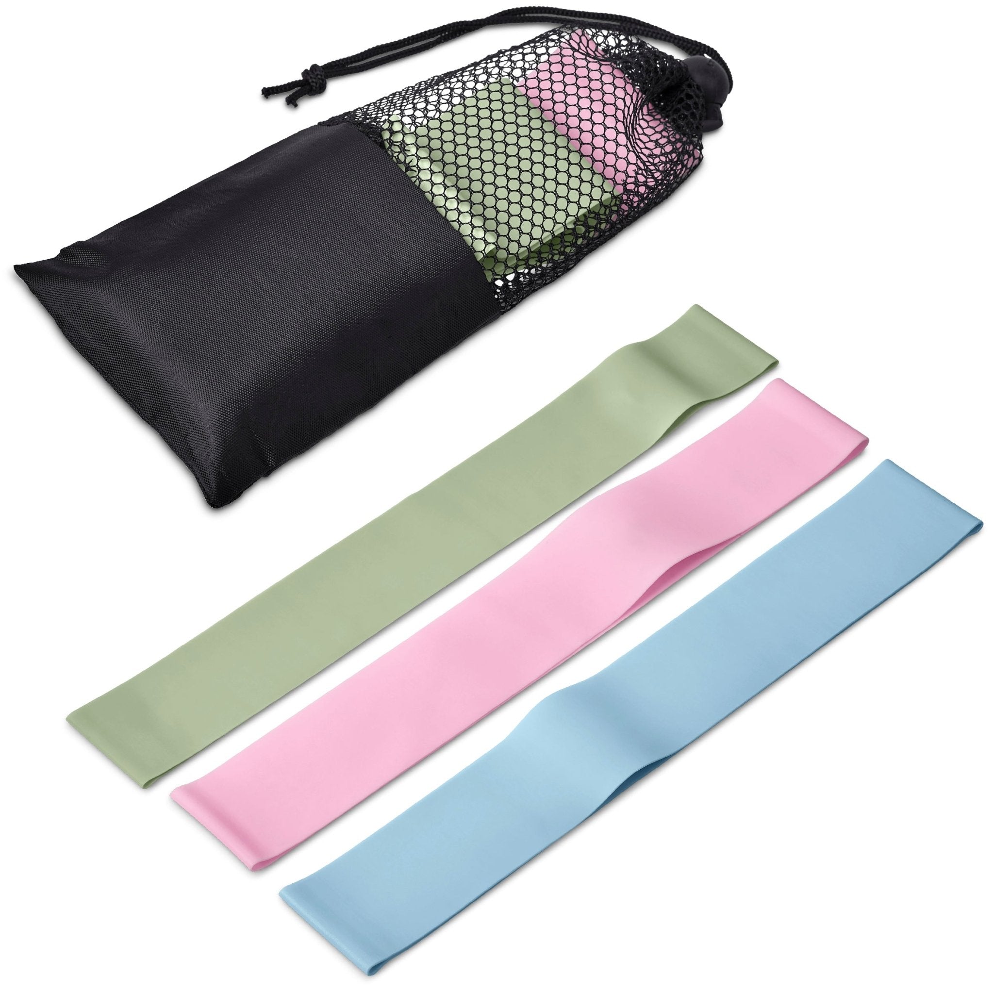 StretchX Resistance Bands - Set of 3 & Pouch - Retail Therapy Online