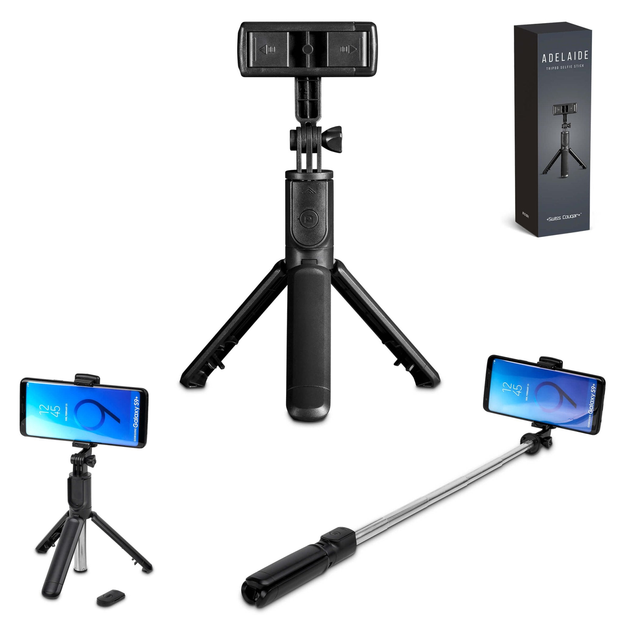 Swiss Cougar Adelaide Tripod Selfie Stick - Retail Therapy Online