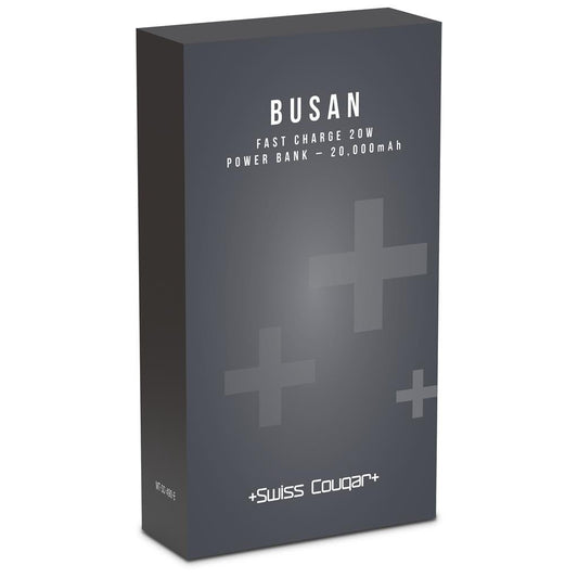 Swiss Cougar Busan Fast Charge 20W Power Bank - 20,000mAh - Retail Therapy Online