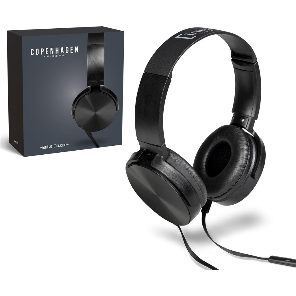 Swiss Cougar Copenhagen Wired Headphones - Retail Therapy Online