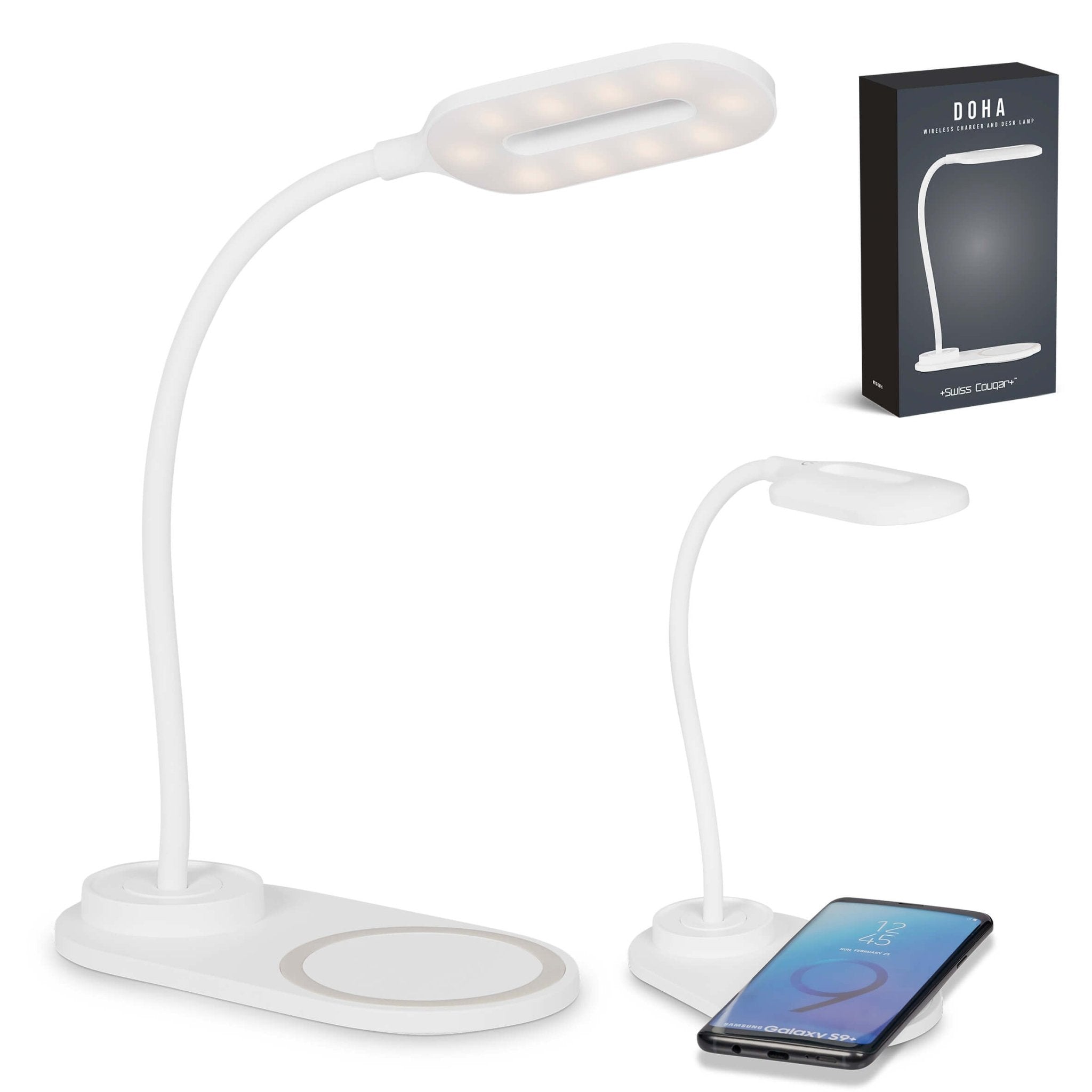 Swiss Cougar Doha Wireless Charger And Desk Lamp - Retail Therapy Online