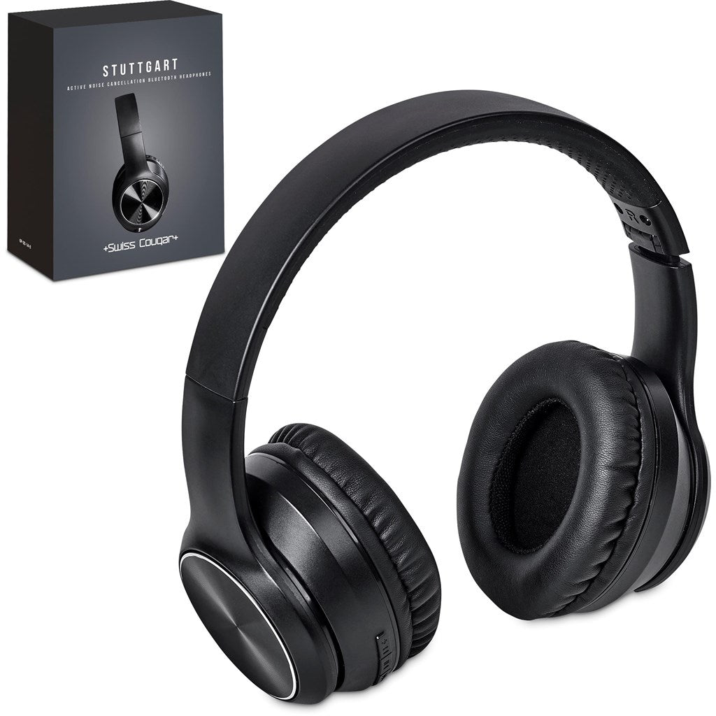 Swiss Cougar Stuttgart Active Noise Cancelling Bluetooth Headphones - Retail Therapy Online