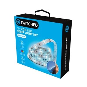 Switched LED Strip Light Kit with Remote - 3m - Retail Therapy Online