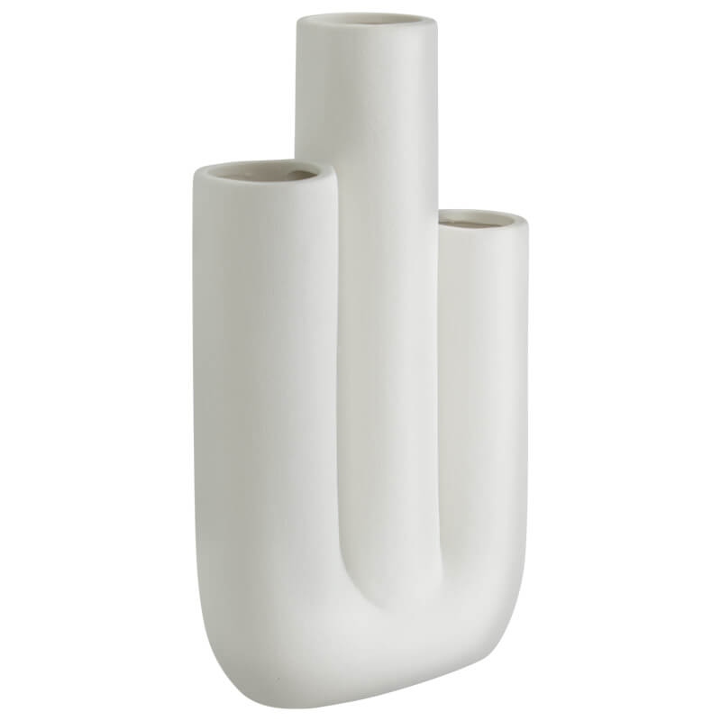 Three Pipe Ceramic Vase - Retail Therapy Online