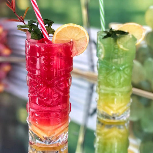 Tiki Cocktail Glasses 380ml - Set of 6 - Retail Therapy Online