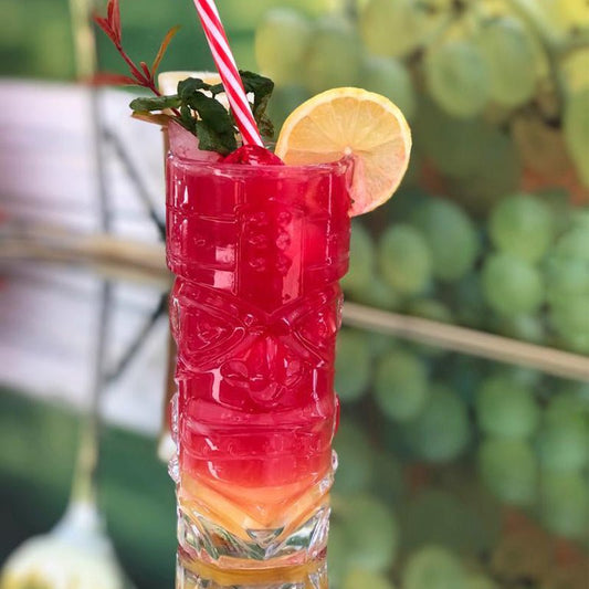Tiki Cocktail Glasses 380ml - Set of 6 - Retail Therapy Online