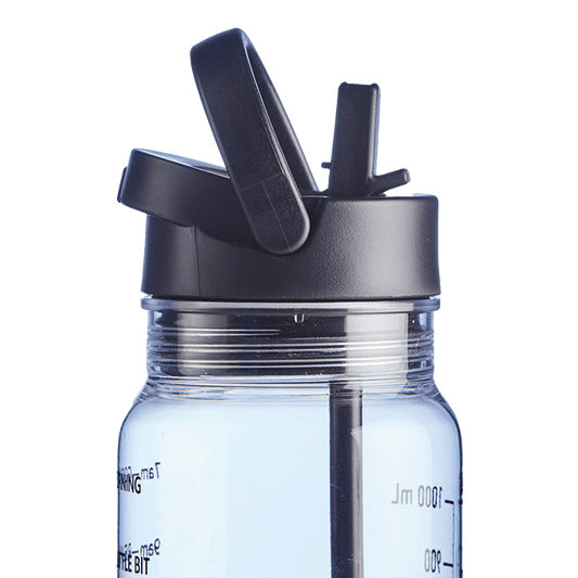 Torrent Motivational Water Bottle With Straw 1L - Retail Therapy Online