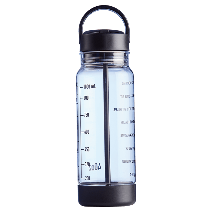 Torrent Motivational Water Bottle With Straw 1L - Retail Therapy Online