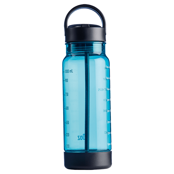 Torrent Motivational Water Bottle With Straw 1L - Retail Therapy Online