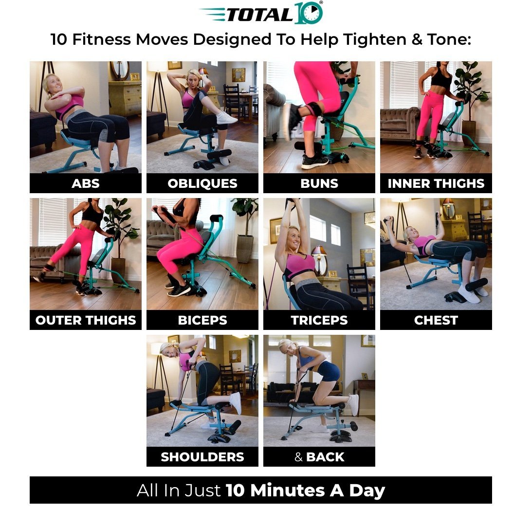 Total10 Full Body Home Workout Machine - Retail Therapy Online