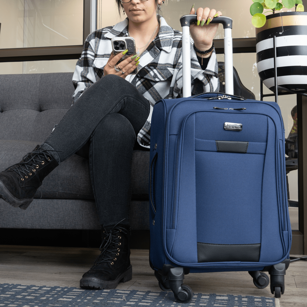 Travelwize Arctic 4 - Wheel Spinner Trolley Luggage Case - Retail Therapy Online